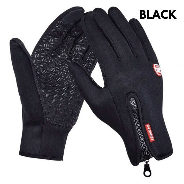 Touchscreen Reiten Motorrad Schiebe Wasserdichte Handschuhe Fleece