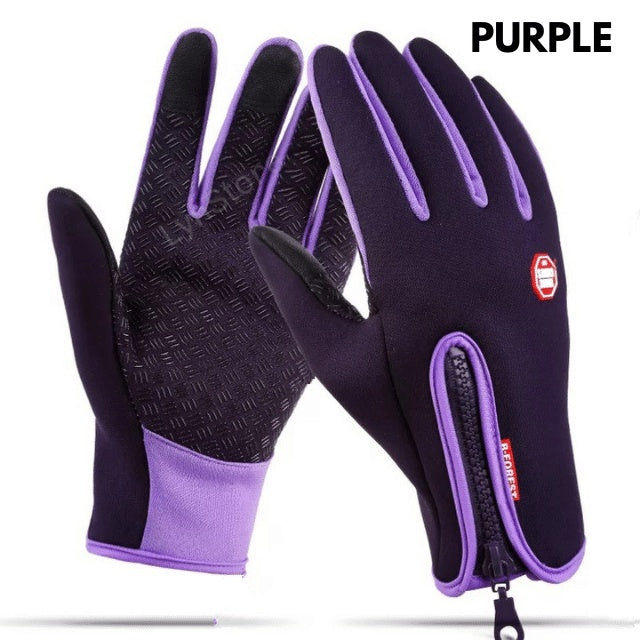 Touchscreen Reiten Motorrad Schiebe Wasserdichte Handschuhe Fleece