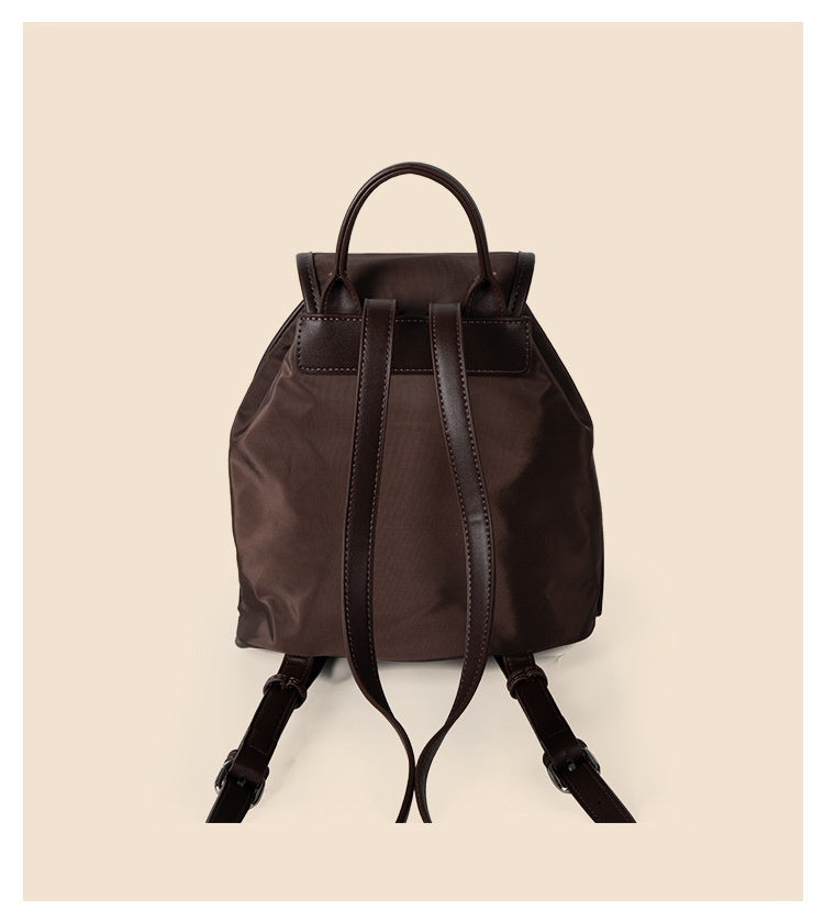 Nylon Kordelzug Bundle Rucksack Lässig Vielseitig Einfach Einfarbig Große Kapazität