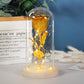 Valentinstag Geschenk für Freundin Ewige Rose Blumen LED Licht in Glas Abdeckung Tag Hochzeit Dekoration Gefälligkeiten Muttertag Weibliches Geschenk Geschenk