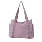 Neue japanische Stil einfarbige Einkaufstasche Umhängetasche Casual Einfache Canvas Handtasche