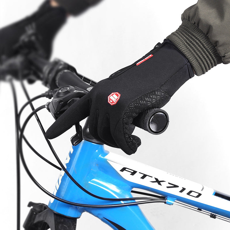 Touchscreen Reiten Motorrad Schiebe Wasserdichte Handschuhe Fleece