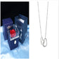 Rotierende Seife Blume Rose Geschenkbox Kreative Rotierende Rose Schmuck Verpackung Box Valentinstag Geschenk für Frauen