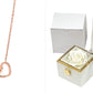 Rotierende Seife Blume Rose Geschenkbox Kreative Rotierende Rose Schmuck Verpackung Box Valentinstag Geschenk für Frauen