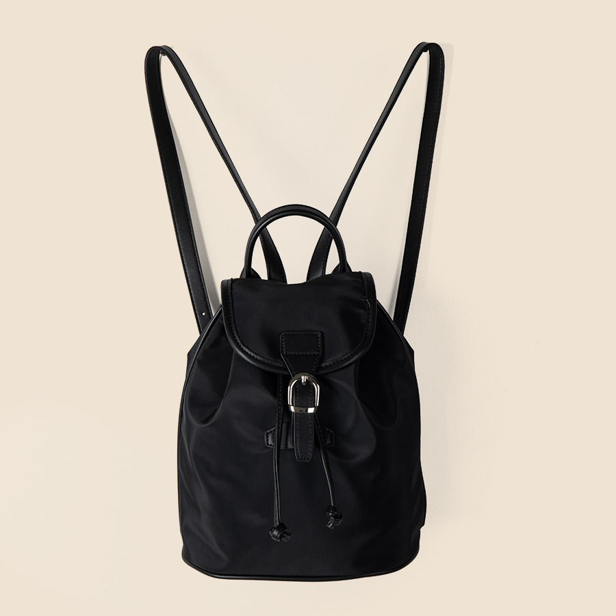 Nylon Kordelzug Bundle Rucksack Lässig Vielseitig Einfach Einfarbig Große Kapazität