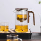 Teekanne All-Glas Hitze beständiger Filter