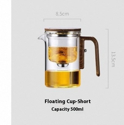 Teekanne All-Glas Hitze beständiger Filter