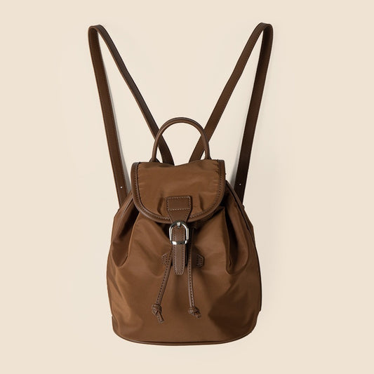 Nylon Kordelzug Bundle Rucksack Lässig Vielseitig Einfach Einfarbig Große Kapazität