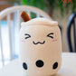 Perle milch tee tasse kissen