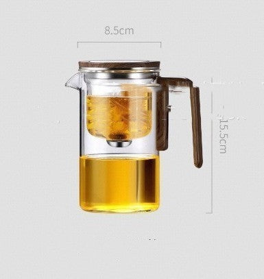 Teekanne All-Glas Hitze beständiger Filter