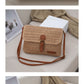 Damen Sommer Beach Travel Crossbody Strohtasche