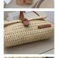 Damen Sommer Beach Travel Crossbody Strohtasche