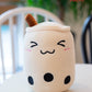 Perle milch tee tasse kissen