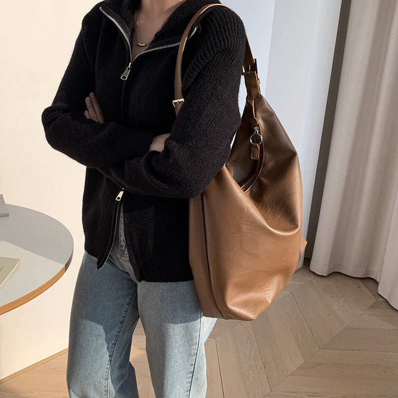 Mode Casual Weiche Ledertasche
