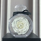 Natürliche ewige Blumenornamente Transparente Abdeckung Getrocknete Rose Geschenkbox für Weihnachten Neujahr Valentinstag Wohnkultur